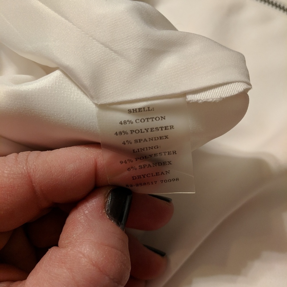 LAST DAY ⭐Ann Taylor White A-line Skirt - Picture 3 of 7